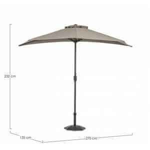 Ombrellone da giardino Mezzaluna 2.7 – KALIFE