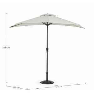 Ombrellone da giardino Mezzaluna 2.7 – KALIFE