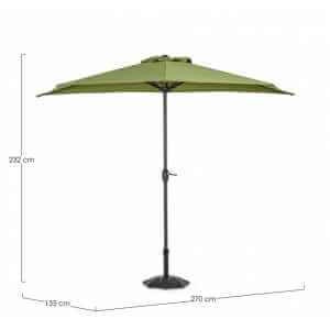 Ombrellone da giardino Mezzaluna 2.7 – KALIFE