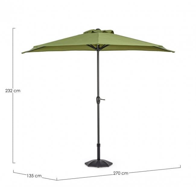 Ombrellone da giardino Mezzaluna 2.7 – KALIFE