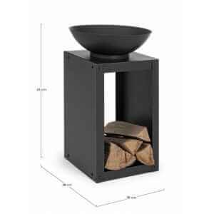 Braciere da Giardino con portaLegna – EFESTO