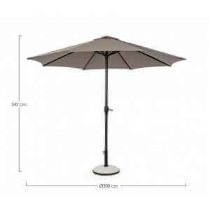Ombrellone da giardino in alluminio – KALIFE