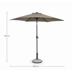 Ombrellone da giardino in alluminio – KALIFE