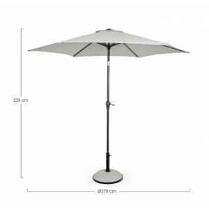 Ombrellone da giardino in alluminio – KALIFE