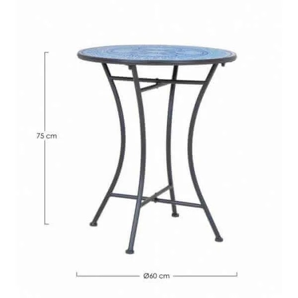 Tavolo da giardino rotondo D60 – NAXOS