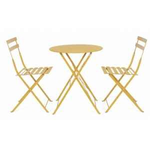 Set tavolo da terrazzo con sedie salvaspazio – WISSANT