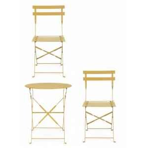 Set tavolo da terrazzo con sedie salvaspazio – WISSANT