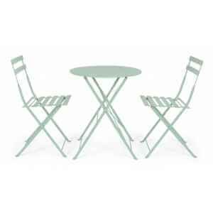 Set tavolo da terrazzo con sedie salvaspazio – WISSANT