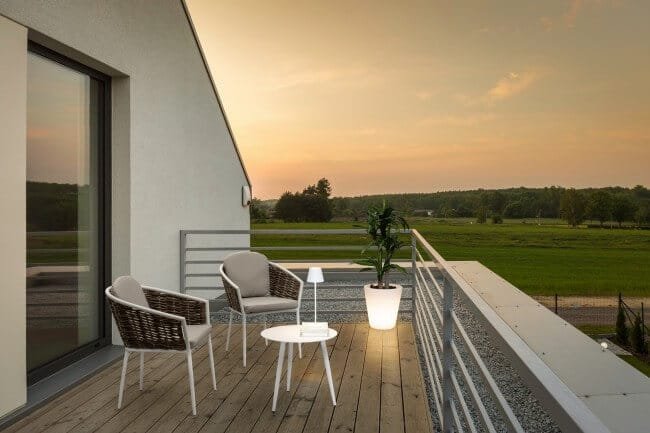 Tavolino da giardino in alluminio D50 – RIDLEY