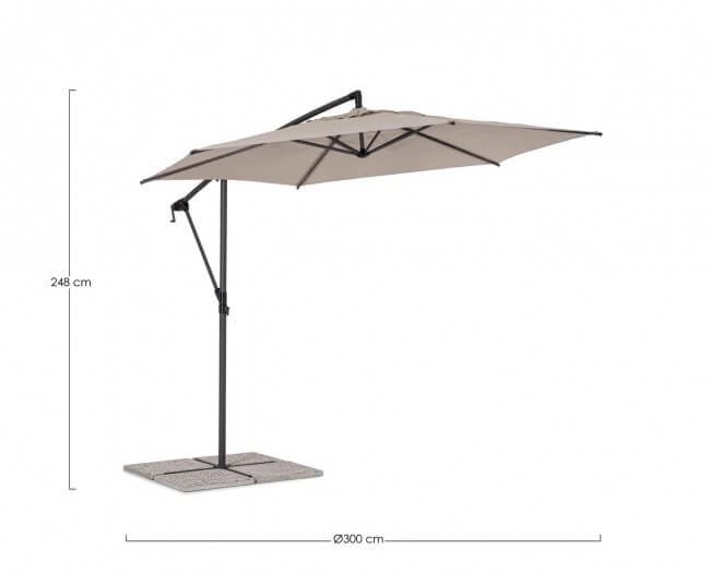 Ombrellone da giardino a Braccio 3M – TROPEA