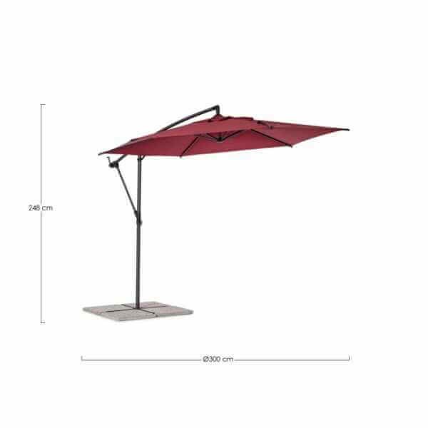 Ombrellone da giardino a Braccio 3M – TROPEA