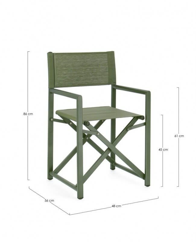 Sedia Regista pieghevole in alluminio (2 Pezzi) – TAYLOR