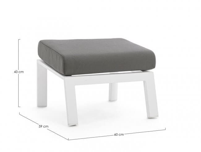Pouf da esterno in alluminio – KLEDI