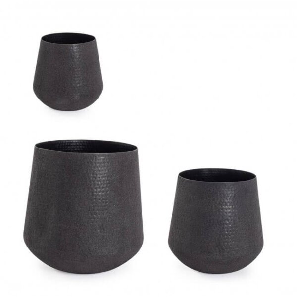 Set da 3 Porta vaso in metallo – KENAR