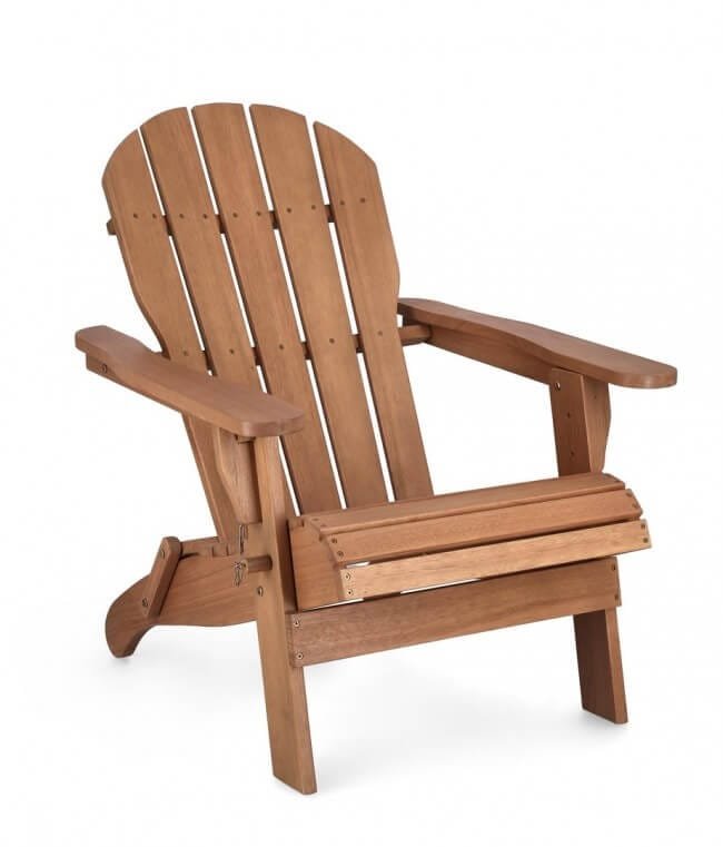 Poltrona pieghevole in legno colorato – FILADELFIA