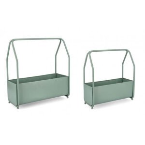 Set da 2 porta fiore rettangolare – KEYRA