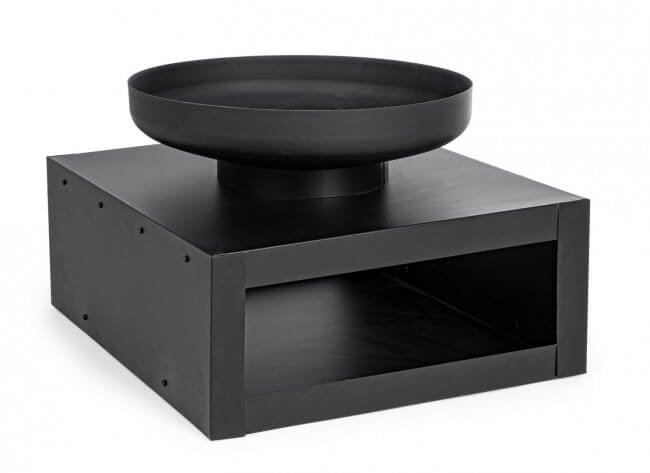 Braciere da Giardino con portaLegna Efesto 70X38H – EFESTO