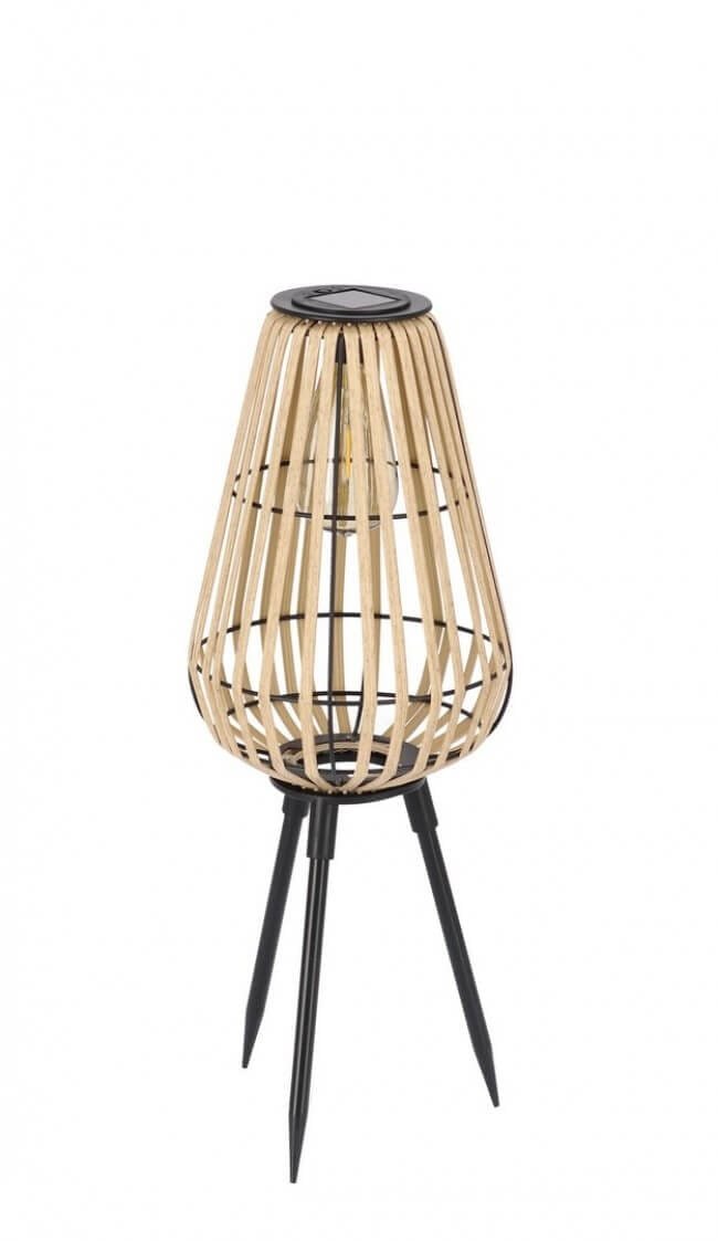 Lampada Solare da giardino con treppiede H52,5 (4 Pezzi) – KIKI