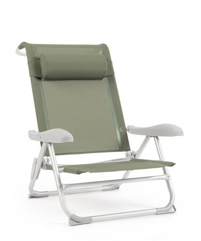 Spiaggina in alluminio con cuscino (6 Pezzi) – CAYO