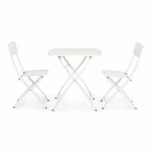 Set tavolo da terrazzo con sedie salvaspazio – YVONNE