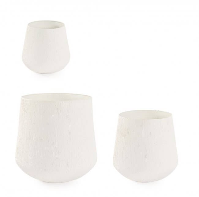 Set da 3 Porta vaso in metallo – KENAR