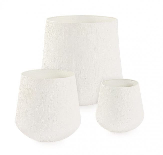 Set da 3 Porta vaso in metallo – KENAR