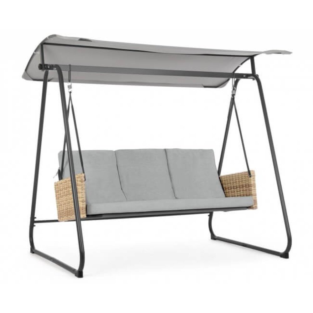 Dondolo da giardino 3 posti con cuscini – EASY