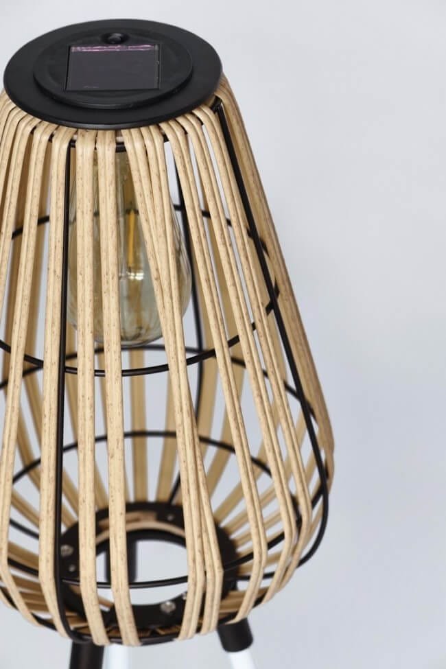 Lampada Solare da giardino con treppiede H52,5 (4 Pezzi) – KIKI