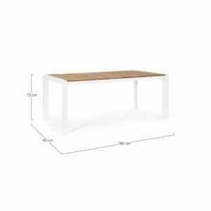 Tavolo da giardino allungabile in alluminio 180X90 – CAMERON