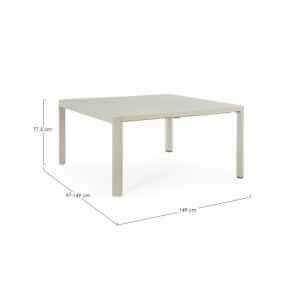 Tavolo da giardino allungabile in alluminio – KIPLIN