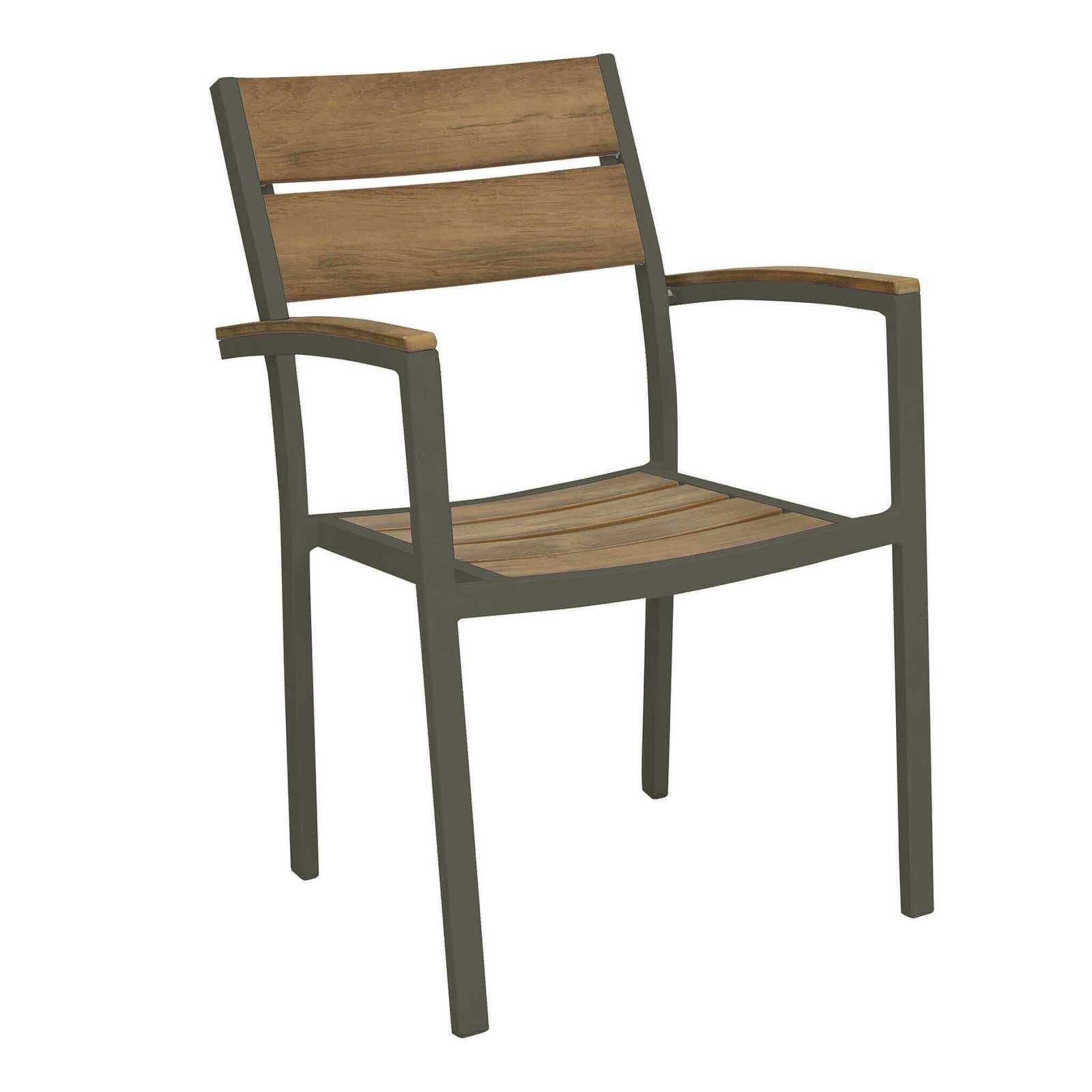 AT804129-TAUP Poltrona da Giardino Impilabile in Alluminio – URBAN