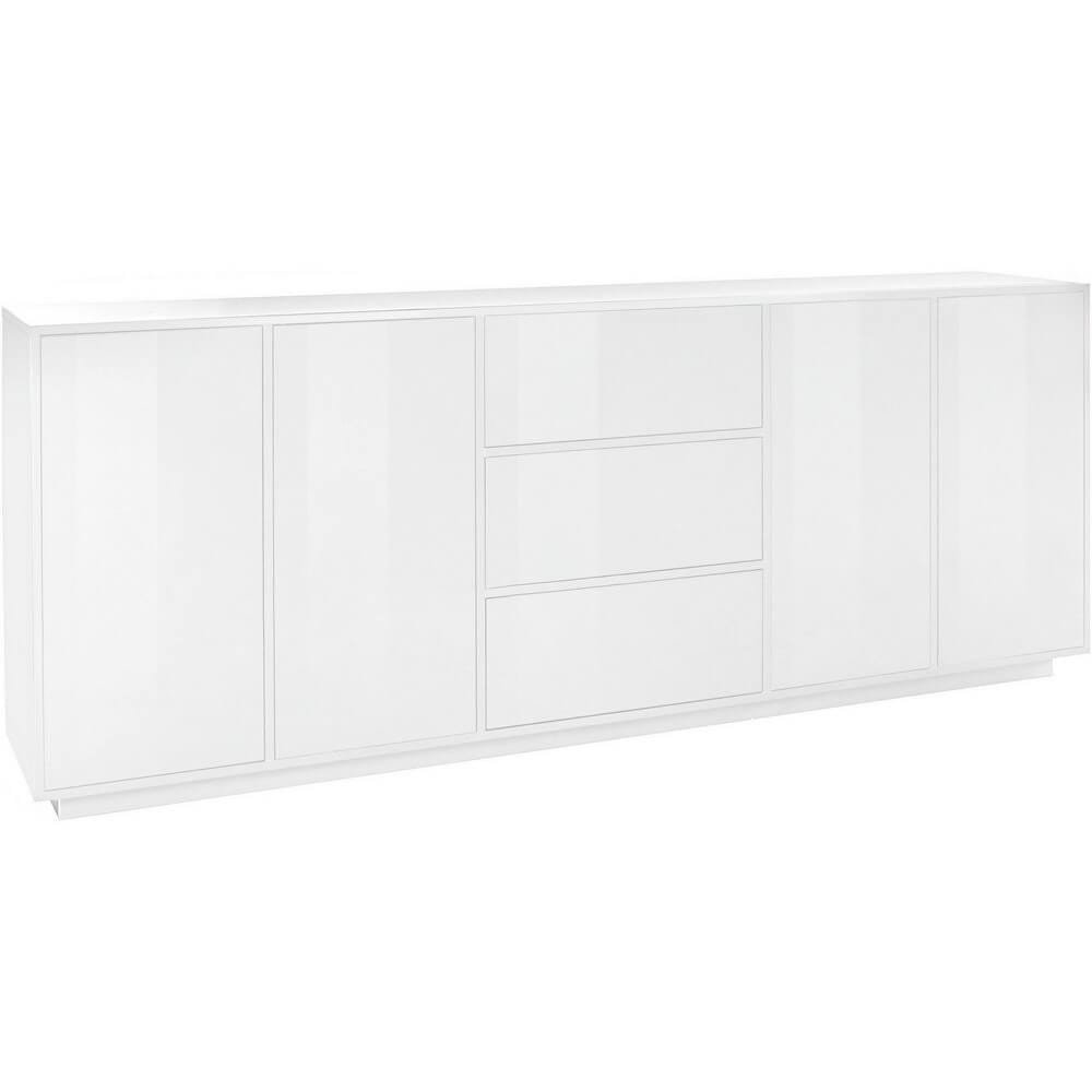 Madia 4 ante 2 cassetti per Soggiorno Moderna 220,1×41,4x86cm – ENIGMA