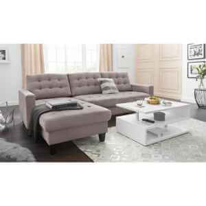 Tavolino da caffè doppio ripiano 90x55x41,5cm – ASTRA