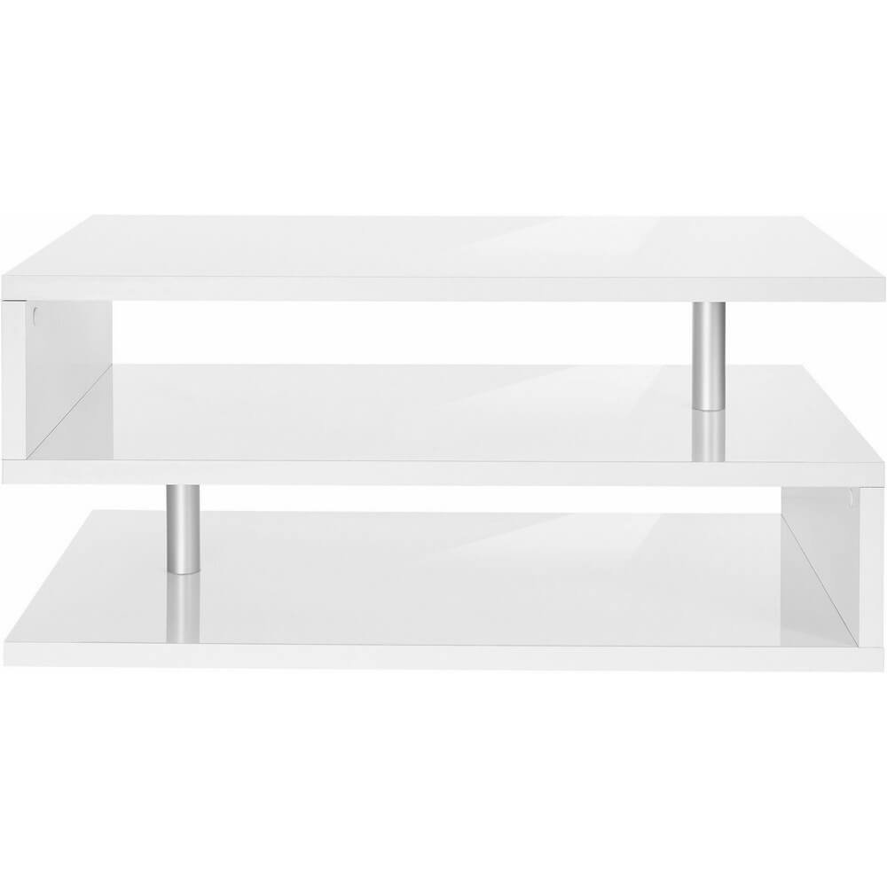 Tavolino da caffè doppio ripiano 90x55x41,5cm – ASTRA