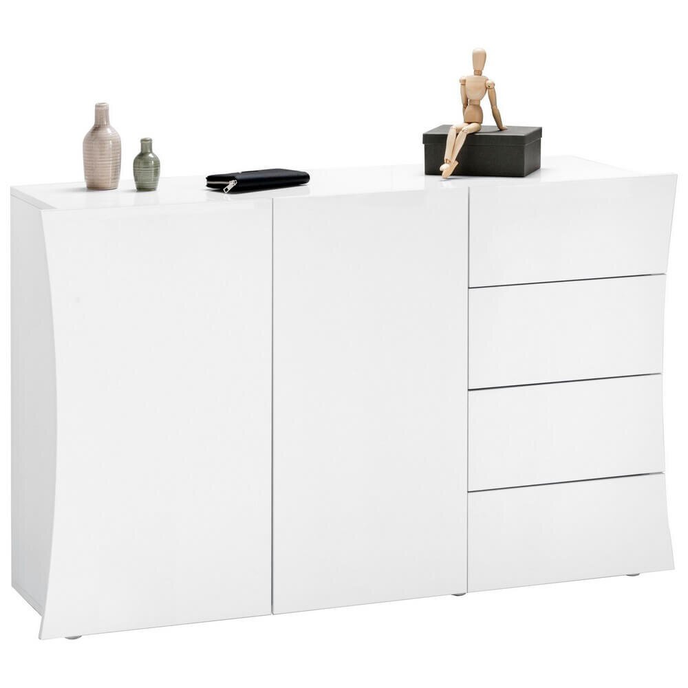 Madia 2 ante 4 cassetti per Soggiorno Moderna 124x40x81,5cm – ARCANE