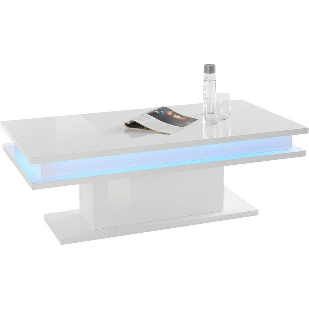 Tavolo Da Caffè Con Led Di Design 100x55x42cm – EOS