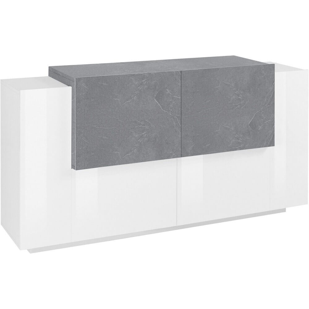 Madia 4 ante per Soggiorno Moderna 160×40/45x86cm – ZENITH