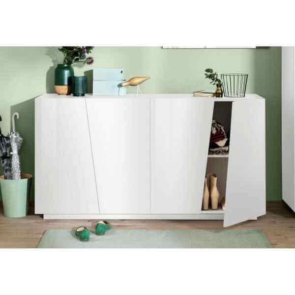 Madia per Soggiorno Moderna con 4 ante 158,5x43x86cm – GALAXIA