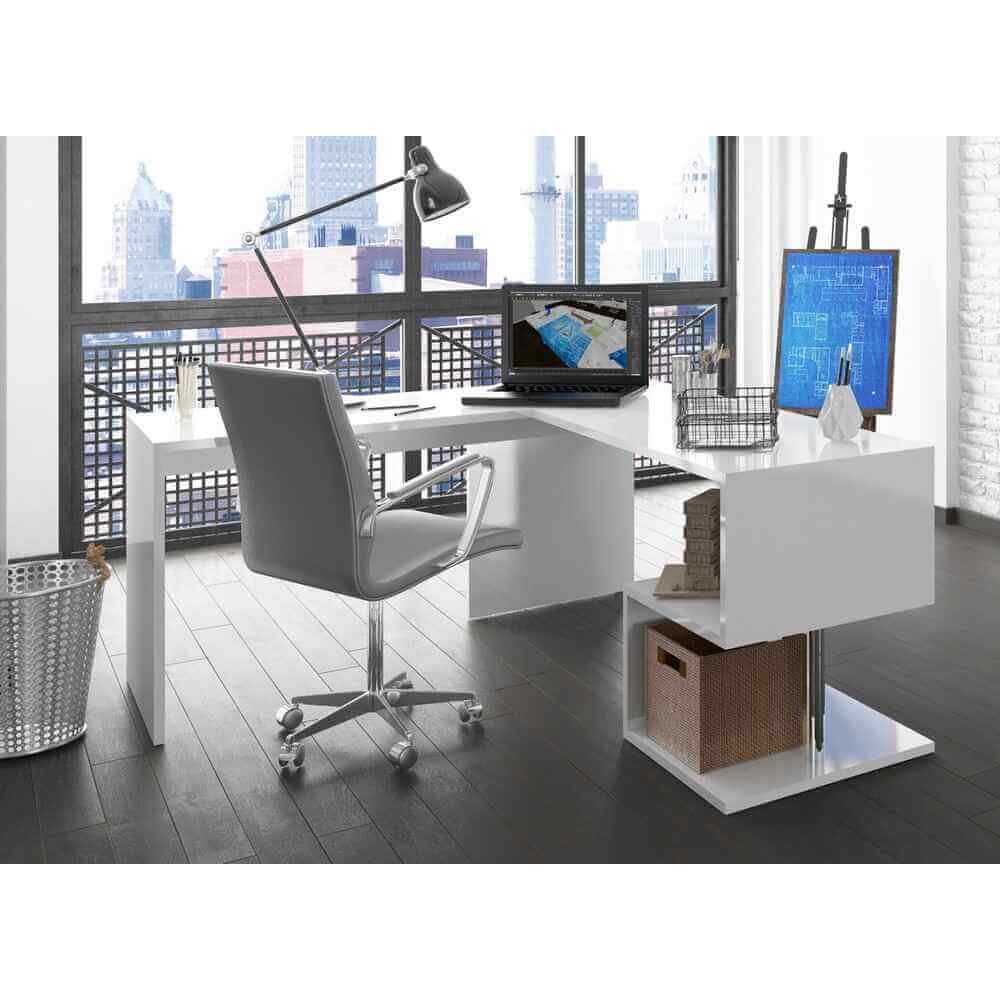 Scrivania Moderna Da Ufficio 160×180/60×77,5cm – HERMES