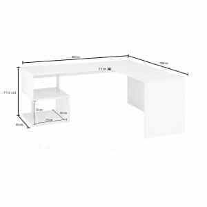 Scrivania Moderna Da Ufficio 160×180/60×77,5cm – HERMES