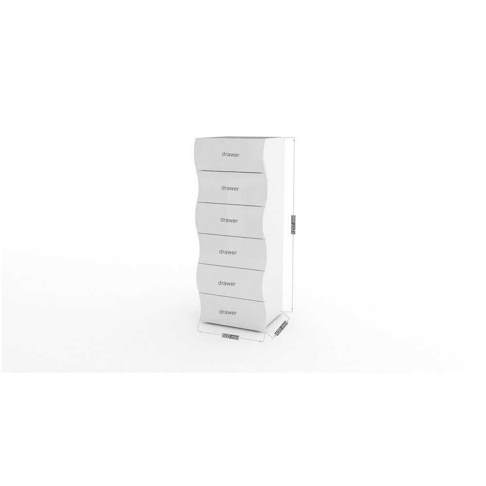 Settimino Moderno per Camera Da Letto 50x40x121,7cm – APOLLO