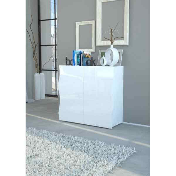 Madia 2 ante per Soggiorno Moderna 90x40x81cm – APOLLO