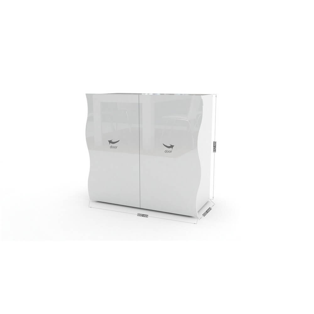 Madia 2 ante per Soggiorno Moderna 90x40x81cm – APOLLO