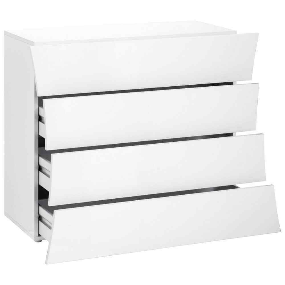 Comò per Camera Da Letto Con 4 Cassetti 98x40x81,5cm – ARCANE