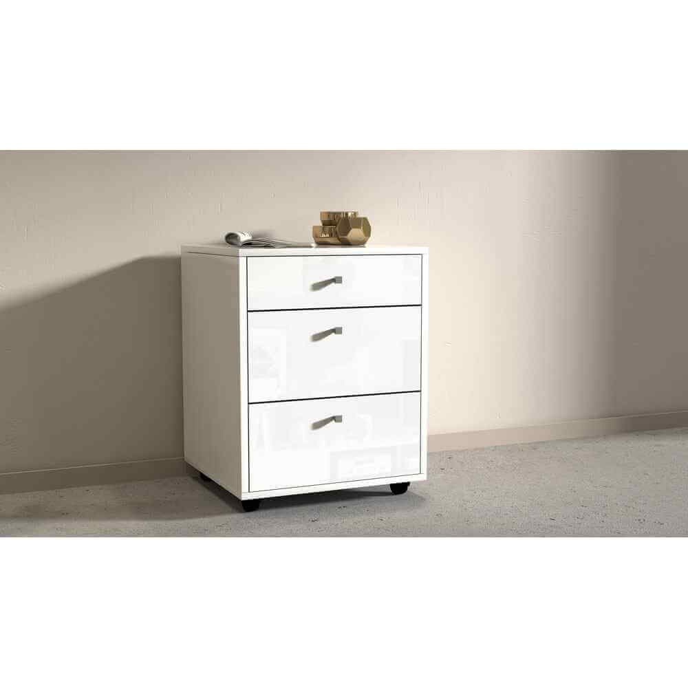 Cassettiera 3 cassetti con ruote 47x45x61,2cm – POSEIDON