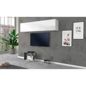 Armadietto pensile sospeso per Soggiorno Moderno 180x30x40cm – ECHO