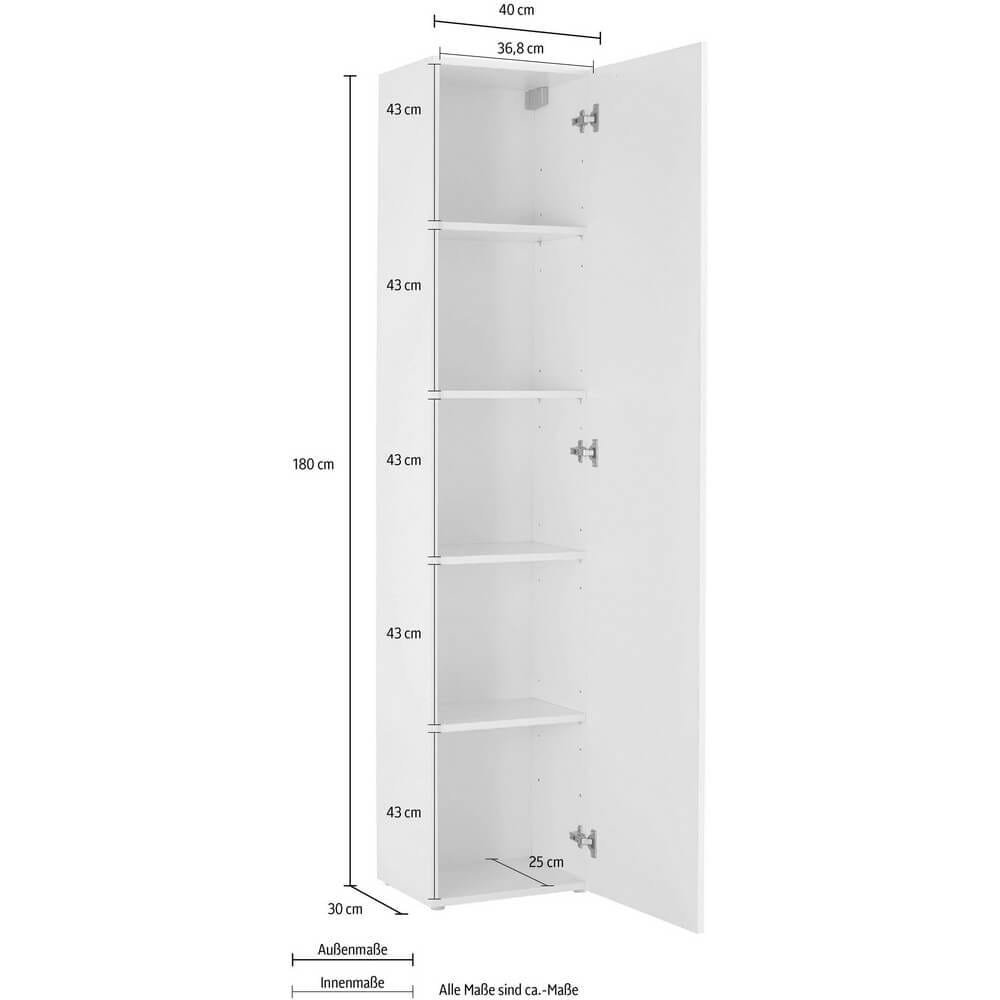 Armadio A Colonna Di Design 40x30x180cm – ECHO