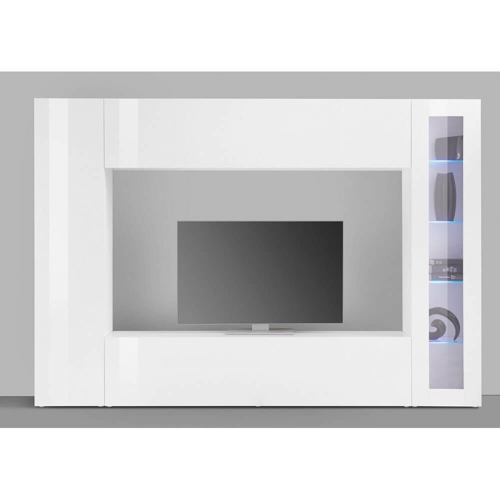 Parete Attrezzata Moderna per Soggiorno 260x30x180cm – ECHO