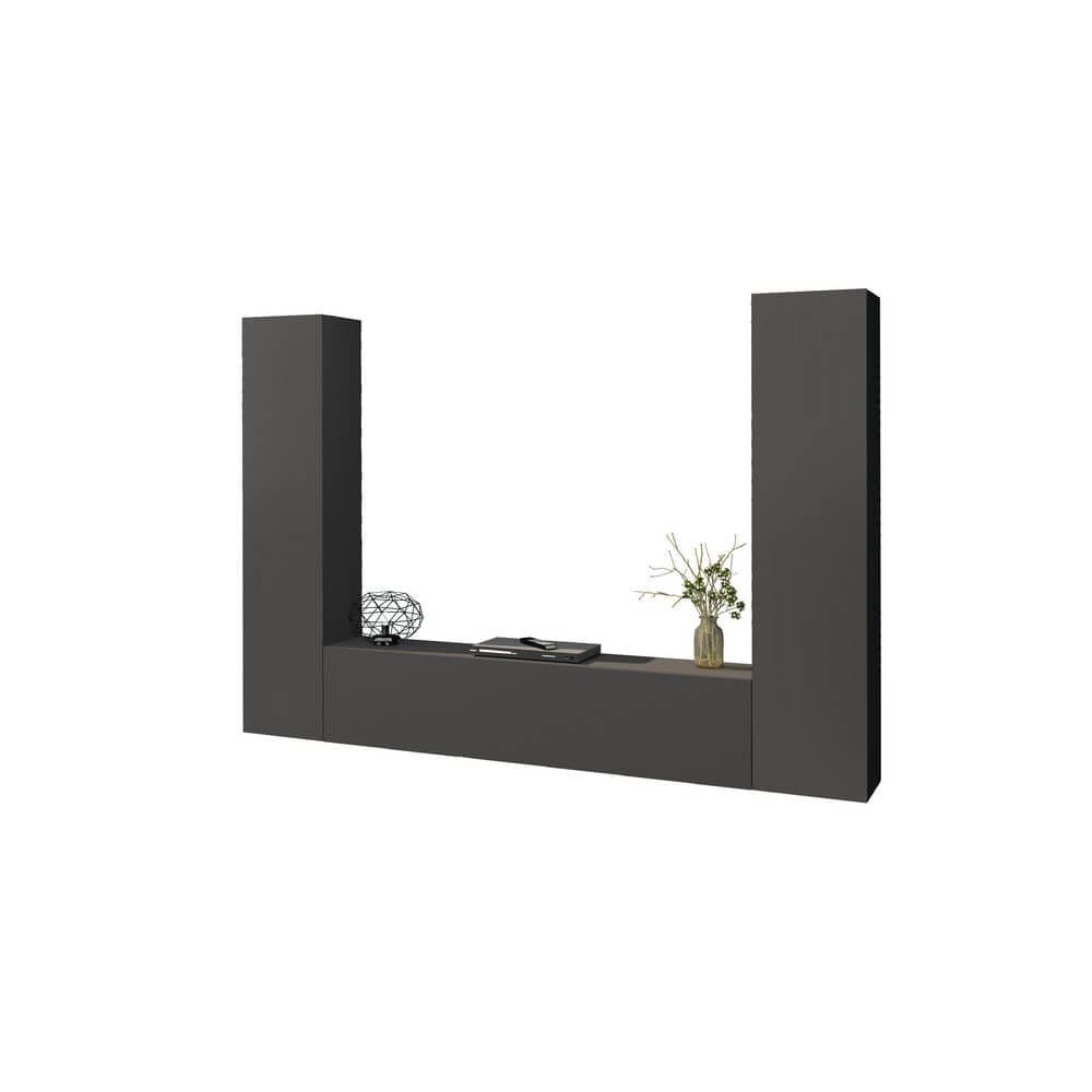 Parete Attrezzata Moderna per Soggiorno 260x30x180cm – ECHO