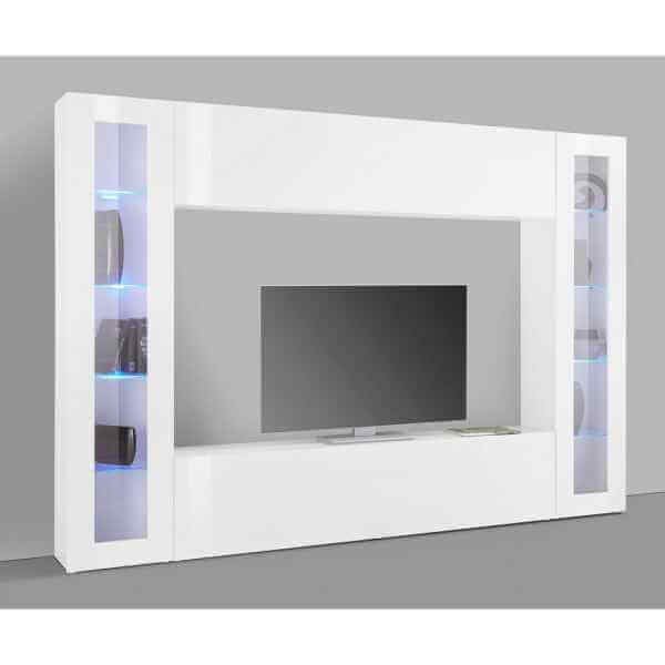 Parete Attrezzata Moderna per Soggiorno 260x30x180cm – ECHO